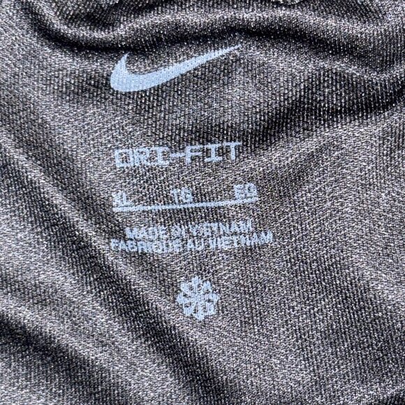 EXCELLENT Nike Dri-FIT Black Run Athletic Shorts 3" Brief Lined Drawstring XL - Picture 6 of 9